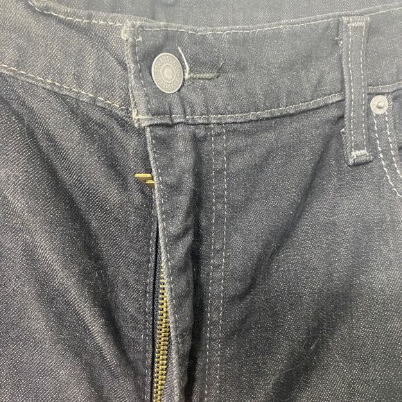 Levi's Men's 569 Loose Fit Black Jeans Size 36 - Picture 4 of 9